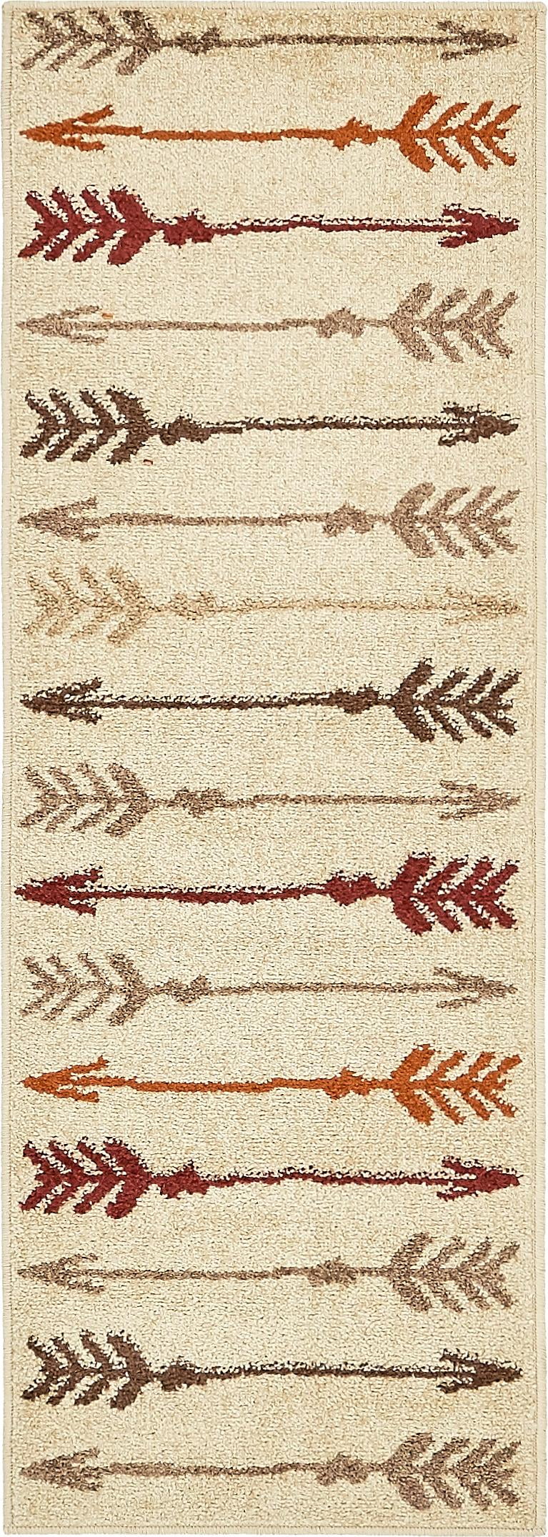Unique Loom Arrow Autumn Modern Southwestern Area Rug or Runner