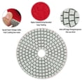 thumbnail image 3 of ODOMY 12-Pc Diamond Polishing Pads Kit Wet/Dry for Granite Stone Concrete Marble Polishing Use Grinding Discs Set, 3 of 8