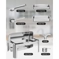 thumbnail image 4 of Faitaliicy Rectangular Roll Top Chafing Dish Buffet Set Chafing Dishes For Buffet Stainless Steel Commercial Roll Top Lid Food Service Warmer For Parties Wedding Birthday Christmas, 4 of 7