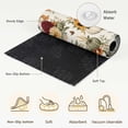 thumbnail image 6 of Entryway Rug 2'x3', Vintage Pumpkins Fall Kitchen Runner Rugs Non-Slip Carpet Mats, Sunflower Chic Floral Thanksgiving Bedside Rugs Runners Washable Floor Carpet for Bathroom Laundry Room, 6 of 8