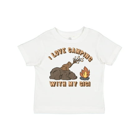 

Inktastic I Love Camping with My Gigi Boys or Girls Toddler T-Shirt