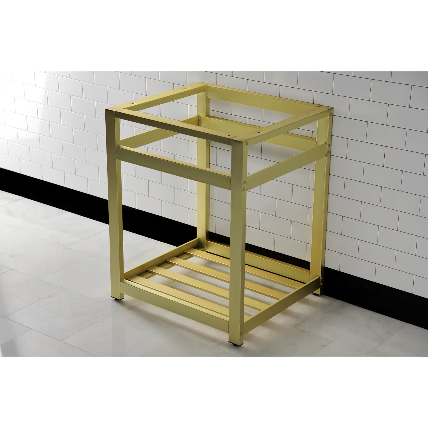 Kingston Brass VSP2522A0 25" Wide X 30" High Console Stand - Black