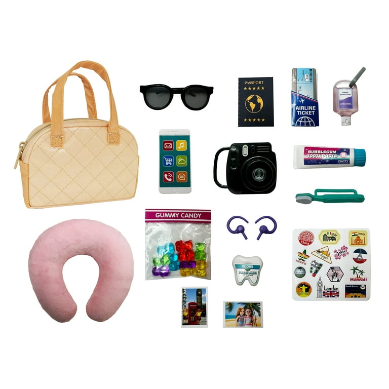 My Life As Travel Doll Play Set for 18 Inch Dolls with Travel Bag