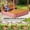 Pink+Yellow+oxford fabric+Wood+Fabric, variant on LHSHID Wooden Sandbox for Garden and Backyard, Outdoor Play Sandpit for Kids, Natural Wood Finish