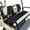 Black+Beige, variant on 10L0L Golf Cart Rear Seat Cover for EZGO TXT RXV Club Car DS Precedent Yamaha Golf Accessories - XS
