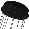 thumbnail image 6 of VONN Sirius 32" ETL Certified Integrated LED Aluminum and Acrylic Pendant Black, 6 of 14