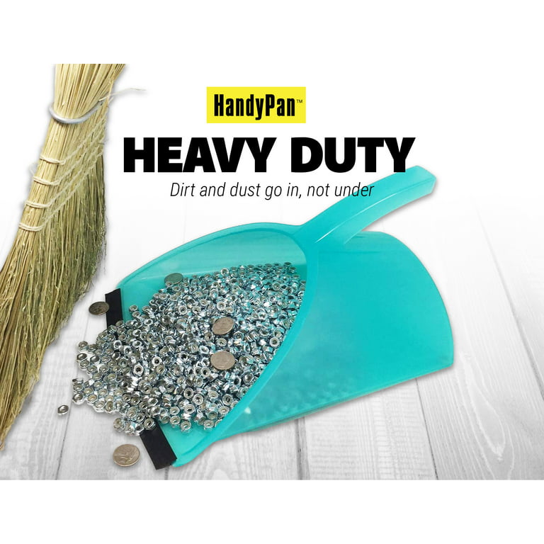 Handy Pan - Yellow - Large Capacity Heavy Duty Dust Pan | Made in USA!  Great for Home, Shop, Garage