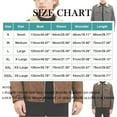 thumbnail image 4 of ZUKMRJPC Men's Vintage Cargo Jackets Fur Collar Fleece Lined Winter Coats Thermal Warm Casual Button Down Work Jackets with Pockets, 4 of 4