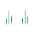 thumbnail image 3 of Riwesomey Kit de brocas de destornillador GREENER antideslizante DIY extracción destornillador herramientas de repuesto Extractor 65/90/150mm 3 uds 65/90/150mm 3PCS 2piezas Riwesomey CBP262724, 3 of 5