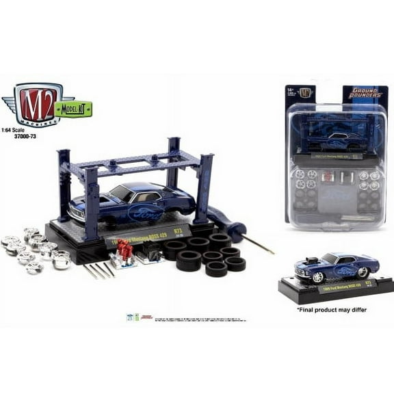 M2 Machines 1:64 Model Kit Release 73 1969 Ford Mustang Boss 429