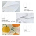 thumbnail image 5 of Orange Yellow Pumpkins Leaves Thanksgiving Autumn Hanging Towels with Loop Hand Towels Nylon Fastener Tape Design Dish Cloths 2 Pieces, 5 of 7