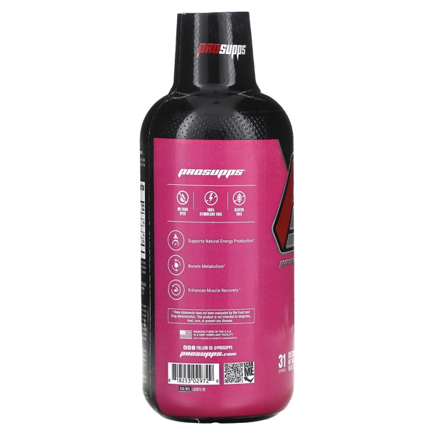 prosupps l carnitine L-Carnitine Liquid 3000mg, 30 Servings This process not only supports energy levels but also aids in efficient fat utilisation ProSupps, Liquid Shots, 16 fl
