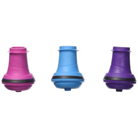 

Wine Stoppers Pink Purple & Blue - Gift Box - Set of 3