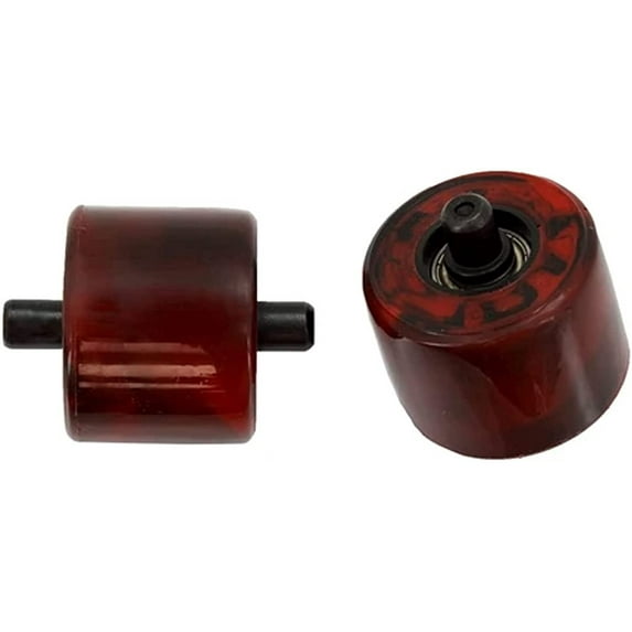 Heelys Pair of Replacement Wheels Wheel Kit Black/Red Swirl, Medium