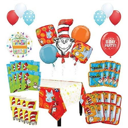 Mayflower Products Dr Seuss Birthday Party Supplies 8 Guest
