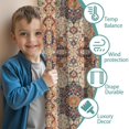 thumbnail image 2 of Blackout Kids Curtains,Boho Bohemia Flower Childrens Insulated Curtains Set Of 2,Bedroom Essentials,Toddler Room Decor 42"x63"(106x160cm), 2 of 2