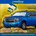thumbnail image 6 of Goodyear Foldable Windshield SunShade for Chevrolet (Chevy) Tahoe 2015-2020, SUV car accessories, Sunshade Cover, Sun Shade Car Windshield, Window Sun Blocker - GY008334, 6 of 8