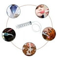 thumbnail image 3 of POINTERTECK Seringue de 350 ml avec Tube de 39,4 Po, Grandes Seringues en Plastique Réutilisables pour Distribution de Colle, Laboratoires Scientifiques, Arrosage, Usages Multiples, 3 of 5