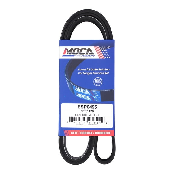 MOCA AUTOPARTS 6PK1470 Serpentine Belt Fit for 2016-2017 & 2019-2023 Chevrolet Camaro 6.2L & 2022-2023 Cadillac Ct5 6.2L & 2004-2009 Honda S2000 2.2L