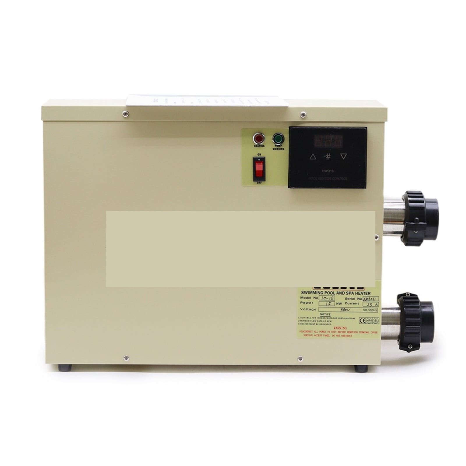 11KW Water Heater For Swimming Pool &Bathtube Thermostat