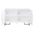 thumbnail image 3 of CosmoLiving Herringbone Console Unit, White, 3 of 7