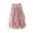 Pink, variant on Women's Midi Irregular Tulle A-line Elastic High Waist Puffy Skirt Beige