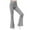 Gray, variant on Ltctricy Girls' Flare Leggings Soft High Waisted Pull on Bell Bottom Athletic Casual Pants Bootcut Yoga Pants for Kids