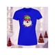 thumbnail image 1 of Playera Blusa Con Estampado De Santa Arbolito De Navidad Ropa Para Mujer Color Azul Talla Grande Marca Emil SaEs, 1 of 4
