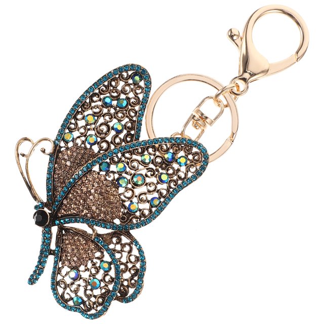 Butterflies Porte-Clés Strass Butterflies Porte-Clés Sac à Dos Décoration Suspendue