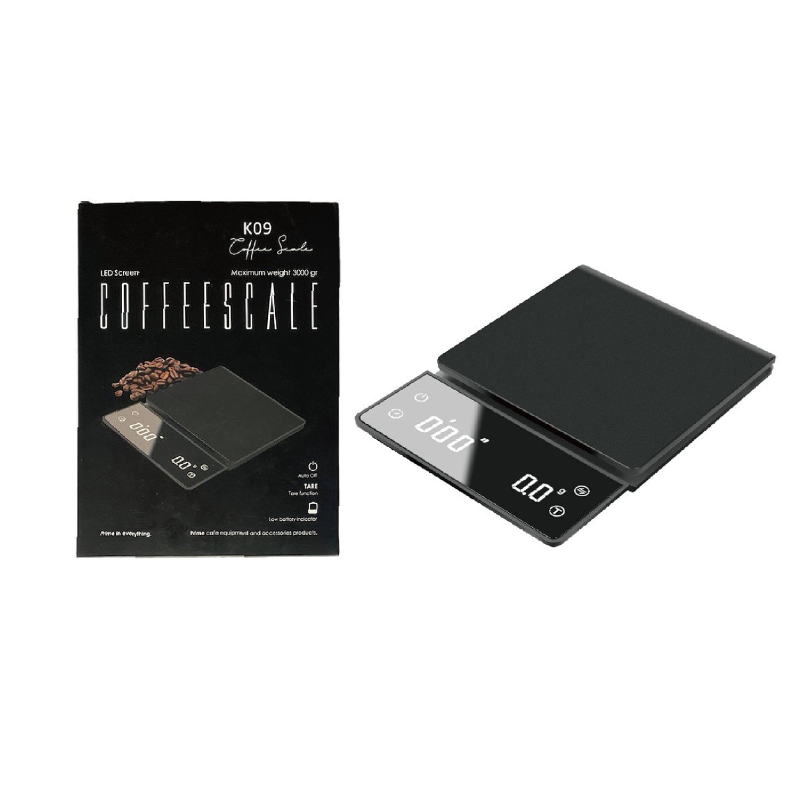 Hand Drip Coffee Scale Kitchen Food Weight Scale with Precision Sensors LED