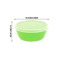 thumbnail image 3 of Cagogo Food Storage Containers, Airtight Plastic Bowl With Lid For Freshness, Stackable Round Meal Prep Containers For Fridge, 4-Piece Set For Leftovers Fruits Vegetables Kitchen Pantry, 3 of 9