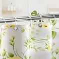 thumbnail image 5 of 12 Pack Shower Curtain Rings Plastic Curtain O Rings Hook Glide Easily on Bathroom Shower Rod, Clear, 5 of 10