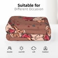 thumbnail image 6 of XMXT Flannel Warm Throw Blanket, Cartoon Heart Print Bedroom Decor Blankets for Bed Couch Living Room, 50 x 70 inches, 6 of 9