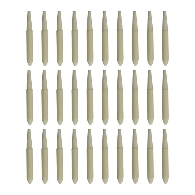 30 Puntas de Bolígrafo Recargable Zulema Doble Cabeza de Repuesto Fino Punta de Pizarra 345x4x2MM