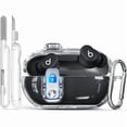 thumbnail image 1 of wonima44 3-in-1 Secure Lock Case for Beats Solo Buds 2024 with Cleaning Kit & Keychain, Anti-Yellowing Clear Cover Compatibility with Beats Solo Buds Wireless Earbuds, Drop and Scratch Protection, 1 of 1