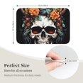 thumbnail image 4 of Pofeuu Flower Horn Skull Print Hem Mat 40x60 - Multipurpose Doormat for Indoor & Outdoor Use - Welcome Your Guests with our Entrance Mat, 4 of 6