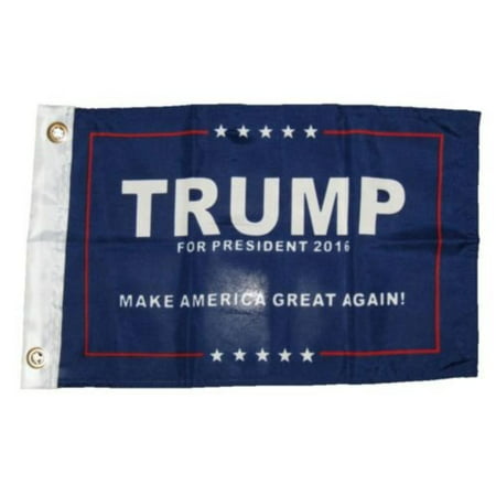 12x18 12''x18'' Donald Trump Make America Great Again 2016 Motorcycle Premium Flag BEST Garden Outdor Decor polyester material FLAG PREMIUM Vivid Color and UV Fade Resistant By NS
