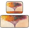 thumbnail image 7 of SKYSONIC Autumn Colorful Tree Kitchen Rugs 2 Pieces, Fall Landscape Floor Mat Room Area Rug Washable Carpet Perfect for Living Room Bedroom Entryway, 7 of 7