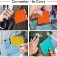 thumbnail image 3 of Feela Pocket Notebook Journals, Mini Cute Small Hardcover College Ruled Notepad Office Supplies, with 3 Black Pens, 3.5”x 5.5”, 3 Pack, A6, Solid Colors, Yellow, Orange, Emerald, 3 of 7