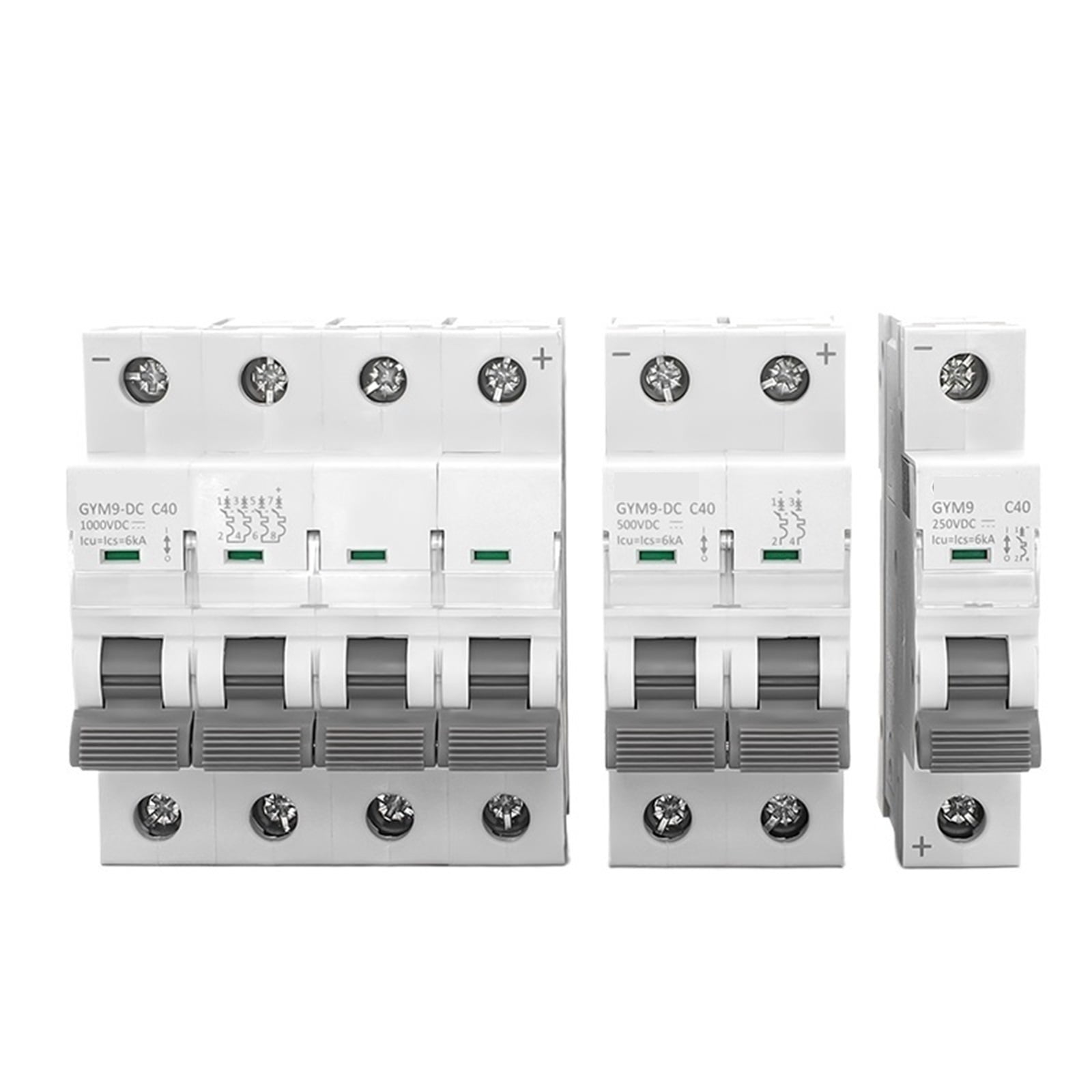circuit breaker DC MCB 6KA 1P 250VDC Mini Circuit Breaker 6A 10A 16A 20A 25A 32A 40A 50A 63A Solar MCB Din Rail