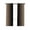 Brown, variant on Dark Orange Black Ombre Blackout Curtains 39 Inches Long for Bedroom, Modern Gradient Abstract Art Thermal Insulated Room Darkening Black Out Window Curtain Panels Grommet Drapes for Living Room