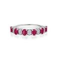 thumbnail image 2 of Six Ruby and Pavé Diamond Ring, 2 of 3