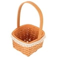 thumbnail image 2 of WEUVEB Handwoven Brown Wood Basket for Fruit, Bread, Flower Storage - , Elegant, Multipurpose Organizer, 2 of 8