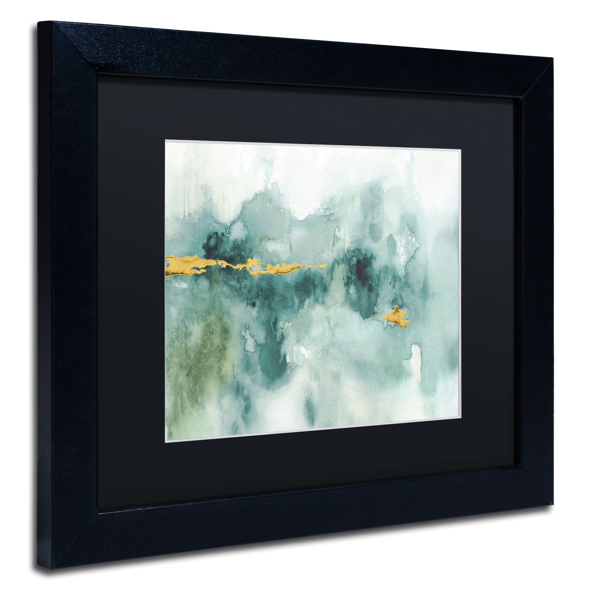 Lisa Audit 'Greenhouse Abstract I' Matted Framed Art