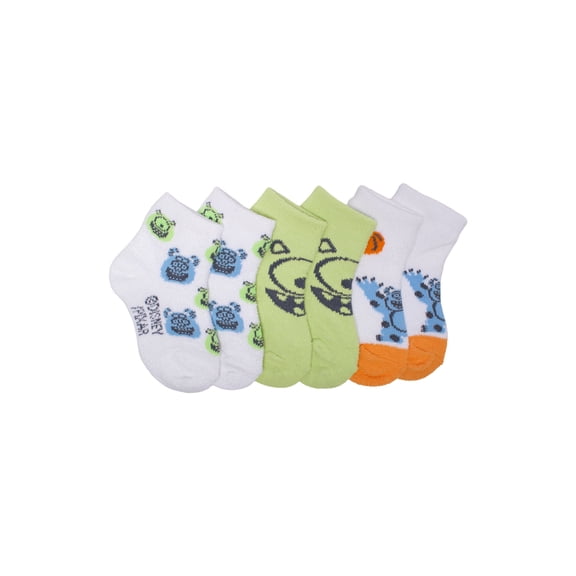Character Toddler Cozy Quarter Socks, 3- Pack, Sizes 12M- 5T