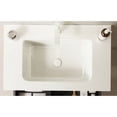 thumbnail image 2 of 30-inch White Ceramic Sink for Bathroom Smooth Surface Prevent Water Spillage, 2 of 2