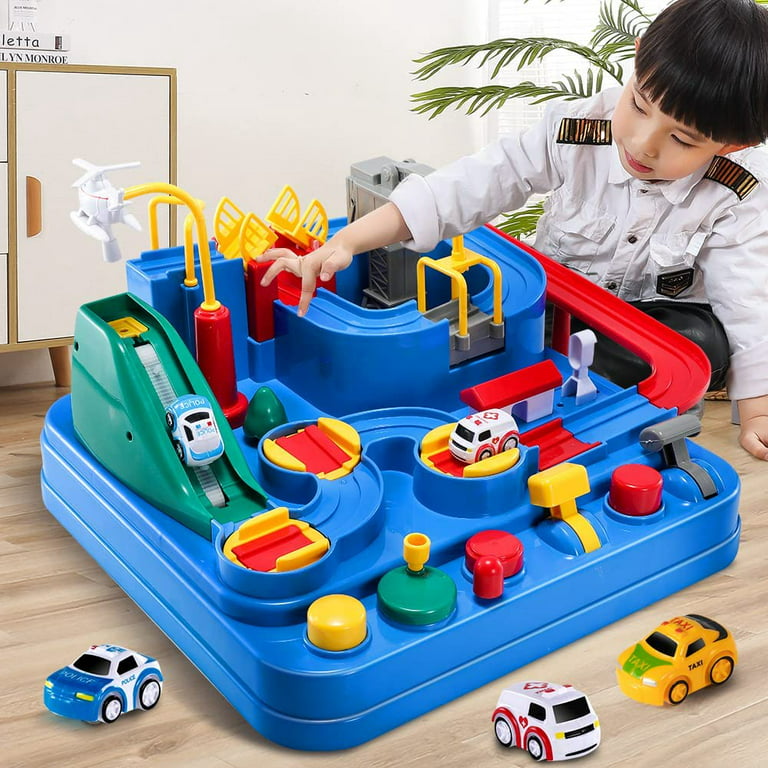 Dropship Kids Race Track Toys For Boy Car Adventure Toy For 3 4 5 6 7