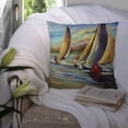 thumbnail image 3 of Sailboats Painting Fabric Decorative Pillow, 3 of 4