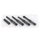 thumbnail image 1 of 4 in 1 Telescopic Makeup Brush Set Portable Retractable Lip Eyebrow Eyeshadow Brush Black Cosmetic Brushes, 1 of 1