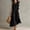Black, variant on Wedding Guest Dresses Flowy Dresses for Bride Party Dresses Midi Dress Lady Spring/Summer Casual Sleeveless Irregular Length Dress Army Green 2X